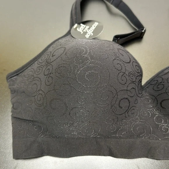 New Bali Cool Comfort Bra 42B Lightly Padded Wireless Soft - Picture 5 of 14